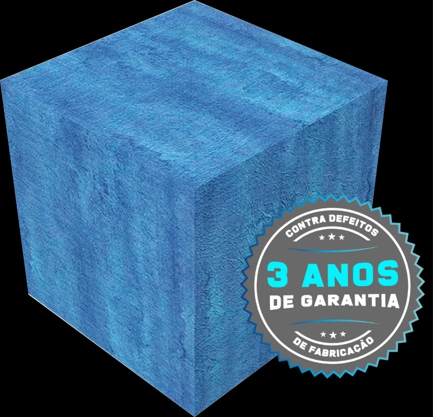 Revestimento vinil azul liso